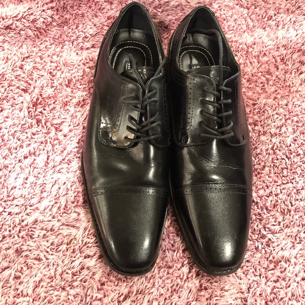 Stacy Adams dress shoes.black,size11.